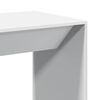 vidaXL Bar Table White Engineered wood Tall Durable Bar Table