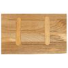 vidaXL Table Top Natural wood Solid mango wood 23.6 x 15.7 in Durable