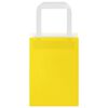 vidaXL Paper Bags 250 pcs with Handles Yellow 15x8x21 cm