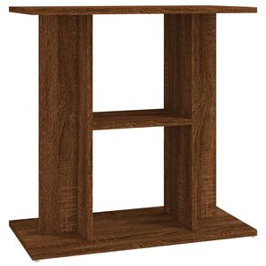 vidaXL Aquarium Stand Brown Oak Engineered Wood Medium Aquarium Stand