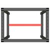 vidaXL Work Bench Frame Matte black and matte red Powder-coated metal