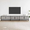 vidaXL TV Cabinet Grey Sonoma Engineered wood, metal Large TV Cabinet