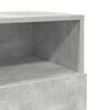 vidaXL Bedside Cabinet Concrete grey Engineered wood Medium