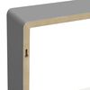 vidaXL Wall Cube Shelf Set of 3 Grey MDF Small Appealing Design