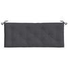 vidaXL Garden Bench Cushion Melange anthracite 100% polyester Extra Thick