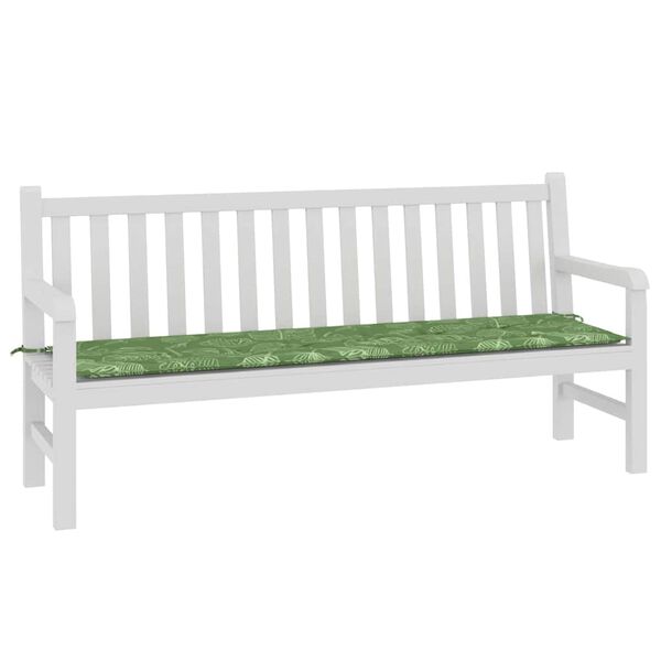 vidaXL Garden Bench Cushion Green 70.9" x 19.7" x 1.6" Oxford Fabric