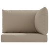 vidaXL Pallet Cushion Taupe Oxford fabric (100% polyester) Cushion