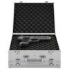vidaXL Gun Case Aluminum ABS Silver