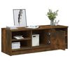 vidaXL TV Cabinet Smoked oak Engineered wood 40.2 x 14.0 x 14.4 in