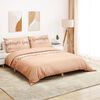 vidaXL Duvet Cover Set Pink 100% Cotton Twin Duvet Cover Set