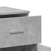 vidaXL Sideboards 2 pcs Concrete Gray 31.1"x15"x31.5" Engineered Wood