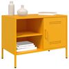 vidaXL TV Cabinet Set of 2 Mustard Yellow Steel Standard TV Cabinet