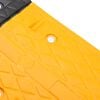 vidaXL Speed Hump Yellow&Black 50.8x12.8x1.6" Rubber