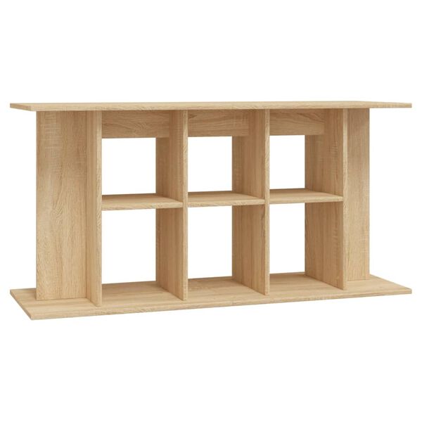 vidaXL Aquarium Stand Sonoma oak Engineered wood 47.2 x 15.7 x 23.6 in