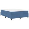 vidaXL Platform Bed Frame Blue 55.12 x 78.74 in Fabric