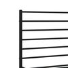 vidaXL Bed Frame Black Powder-Coated Steel 78.7 x 78.7 in