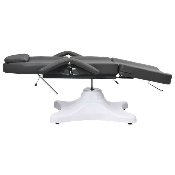 vidaXL Massage Table Gray 70.9"x24.4"x(34.1"-46.5")