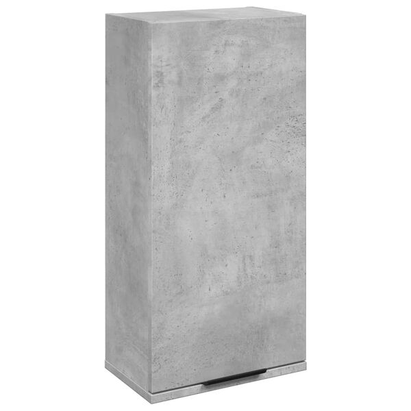 vidaXL Bathroom Cabinet Concrete Gray Engineered Wood Medium