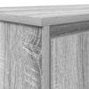 vidaXL Desk Grey Sonoma Engineered Wood Medium Desk Rectangular