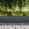 vidaXL Lawn Edging 20 pcs Anthracite 100 x 0.05 x 20 cm