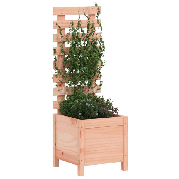 vidaXL Garden Planter Wood Solid Douglas wood Large Planters
