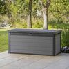 Keter Outdoor Storage Box Gray Polypropylene Large Storage