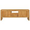 vidaXL TV Stand 47.2"x12.6"x17.7" Solid Wood Teak
