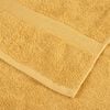vidaXL Towel Set of 10 Gold 100% Cotton 39.4 x 78.7 in Bath Towel