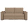 vidaXL Sofa Cappuccino 70.87 x 30.71 x 33.07 in Fabric
