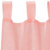 vidaXL Voile Curtains with Loops 2 pcs Pink 55.1x102.4"