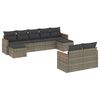 vidaXL Garden Sofa Set Grey