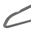 vidaXL Hanger Set of 50 Grey ABC plastic, zinc alloy, velvet Standard