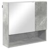 vidaXL Bathroom Furniture Set Wall-mounted 2 pcs Concrete Grey