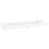 vidaXL Wall Shelf Set of 4 High gloss white MDF Medium Wall mounting