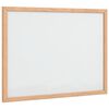 vidaXL Magnetic Whiteboard with Solid Pine Wood Frame 15.7x11.8"