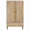 vidaXL Highboard 23.6"x13"x39.4" Solid Wood Mango