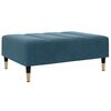 vidaXL Sofa Bed Dark gray Velvet (100% polyester), wood, metal 2-seater