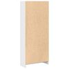 vidaXL Bookcase High gloss white Engineered wood Tall Bookcase