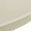 vidaXL Table Cover Set of 2 Cream 90% Polyester, 10% Elastane Ø31.5 in