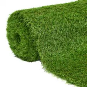 vidaXL Artificial Grass Light green, Dark green, Brown PP (polypropylene)