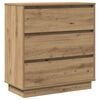 vidaXL Bedside Cabinet Artisan Oak 27.95 x 13.58 x 29.53 in