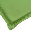 vidaXL Sun Lounger Cushion Melange green 100% polyester