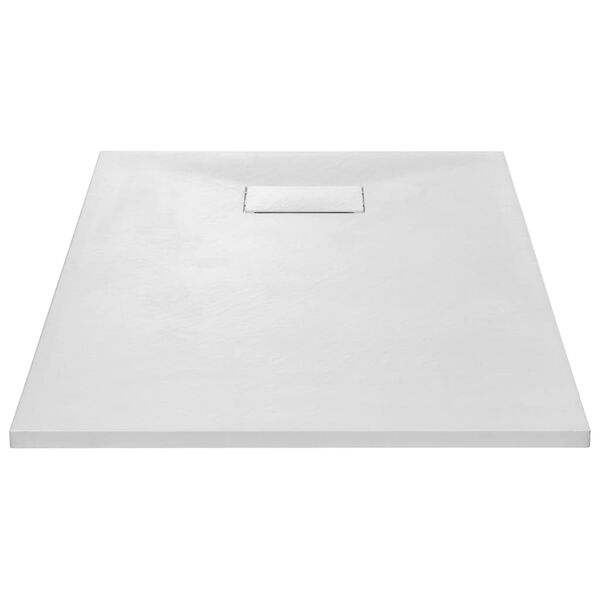 vidaXL Shower Base Tray SMC White 47.2"x27.6"