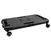 vidaXL Transport Trolleys 2 pcs Black Polypropylene 440.9 lb