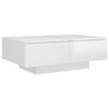 vidaXL Coffee Table High Gloss White Engineered Wood Medium