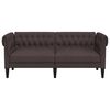 vidaXL Chesterfield Sofa Dark brown