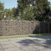 vidaXL Gabion Basket Silver Galvanized Iron Large Heavy Weight Endurance
