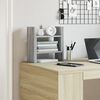 vidaXL Desk Organiser Grey Sonoma 13.6x6.1x14.0" Engineered wood