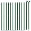vidaXL Wire Mesh Fence with Flange Green 2.6x82.0'