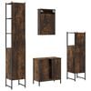 vidaXL Bathroom Furniture Set Smoked oak